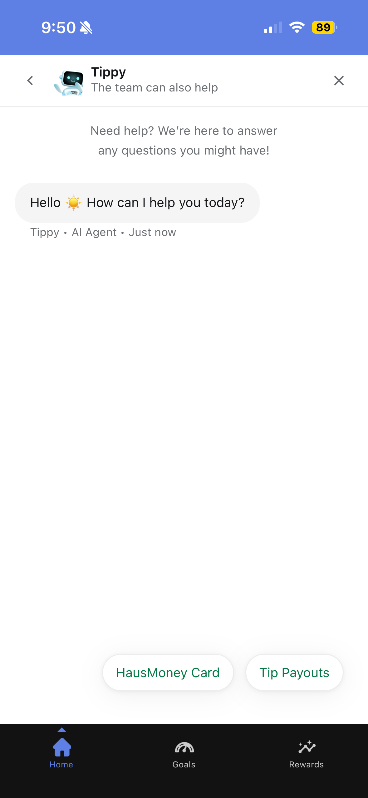 Tippy AI support bot